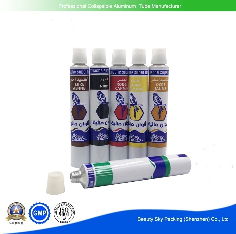 Top Collapsible Aluminum Tube Acrylic Paint Pigment Art Painting Oil Color Paint for Artist Painting