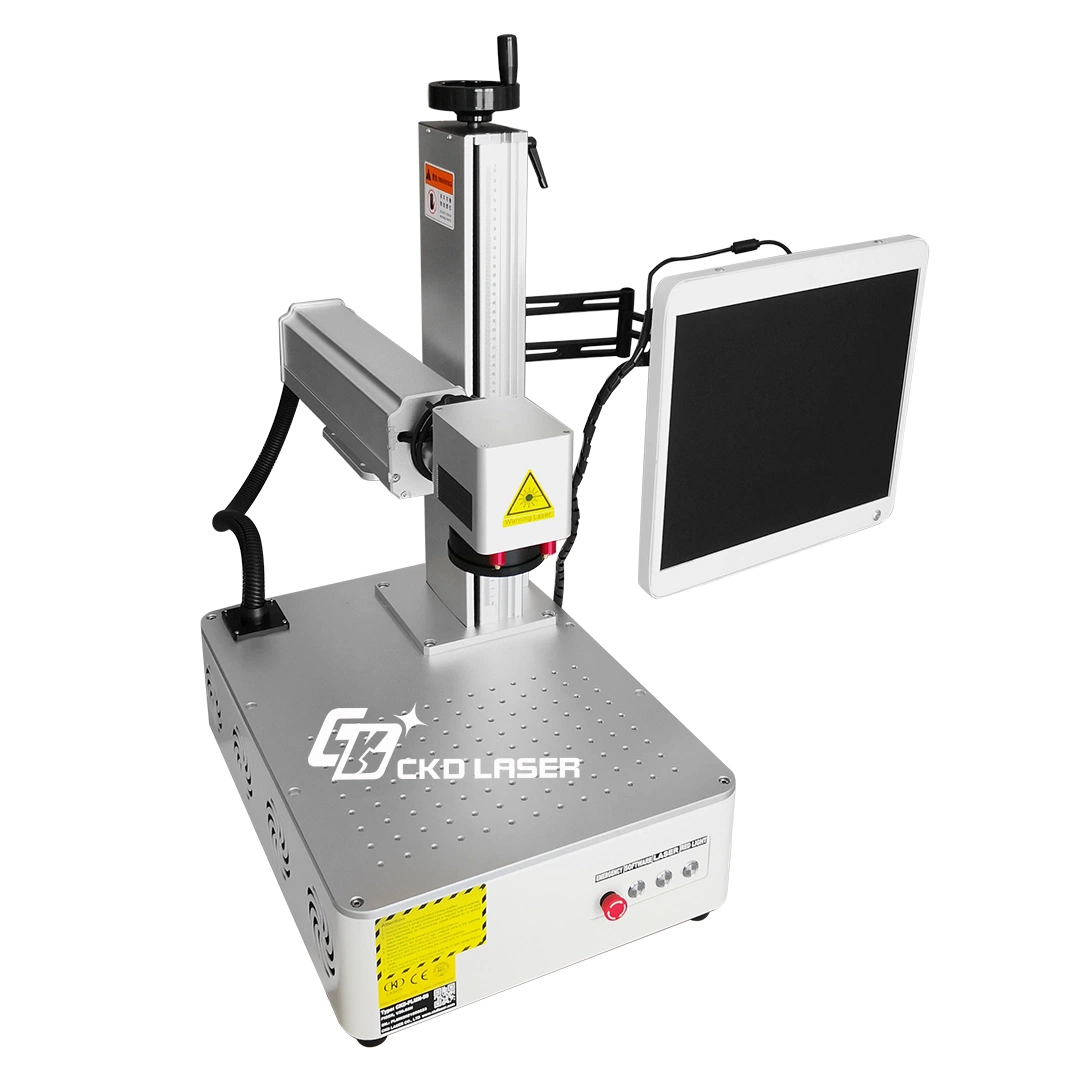 Marcação de superfície curva duradoura em máquina a laser 3D