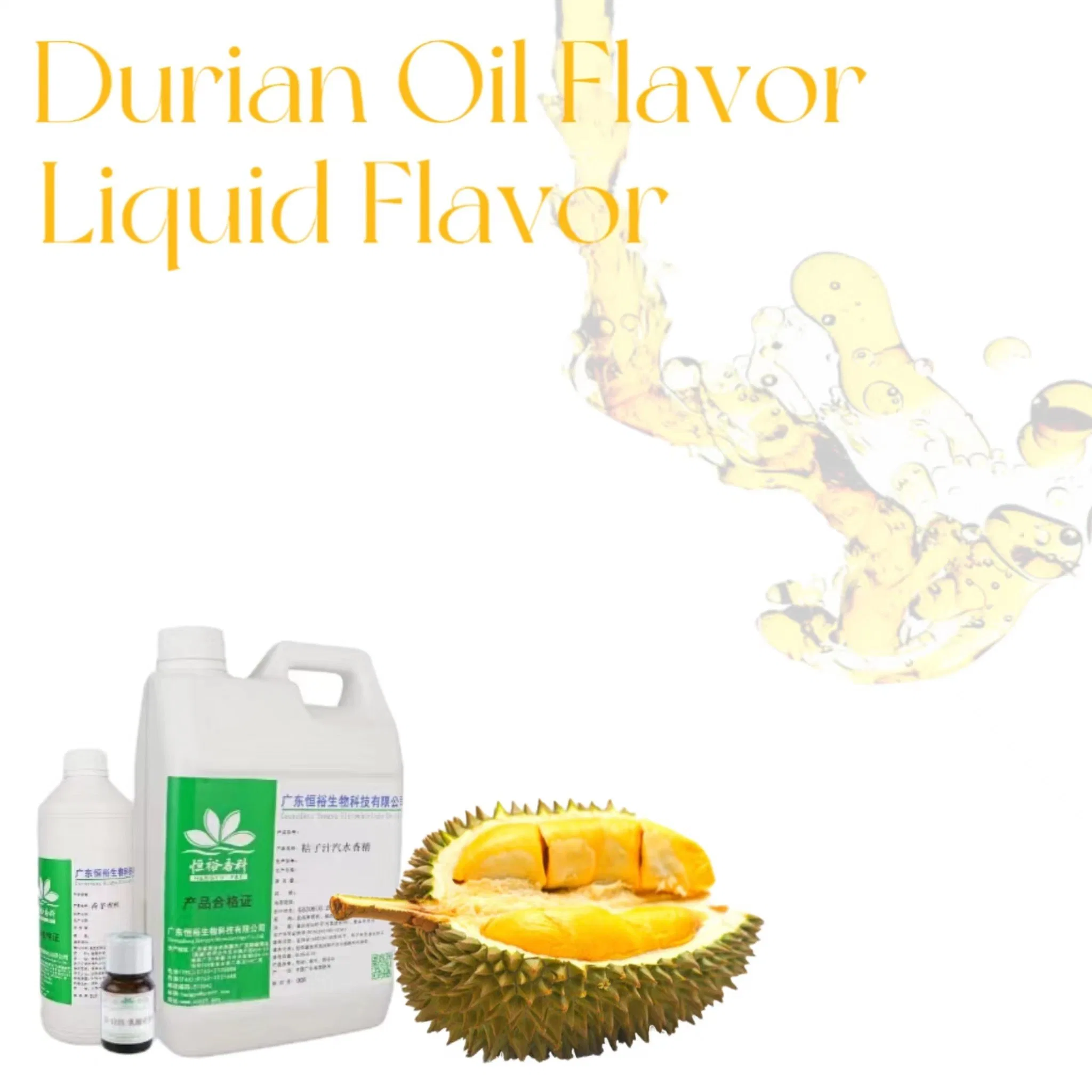 Sabor a óleo artificial Aroma Durian, para cozedura, essência de comida