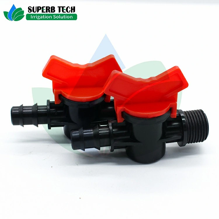 Male Thread Barb Mini Valve for Farm Irrigation Watering Pipeline