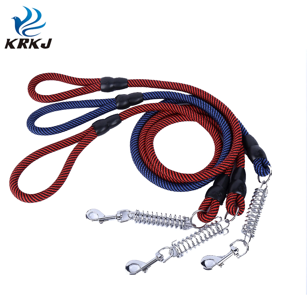 Tc1112 Nylon Buffer Rope Leash Dog Lead with Spring Design for Pet