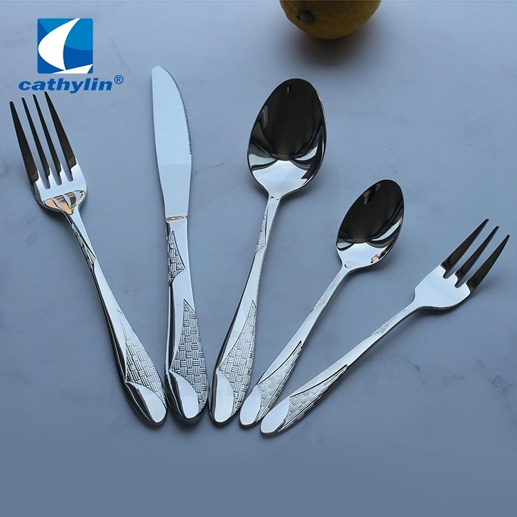 High quality/High cost performance  Travel Camping Stainless Steel 18 10 Flatware Set