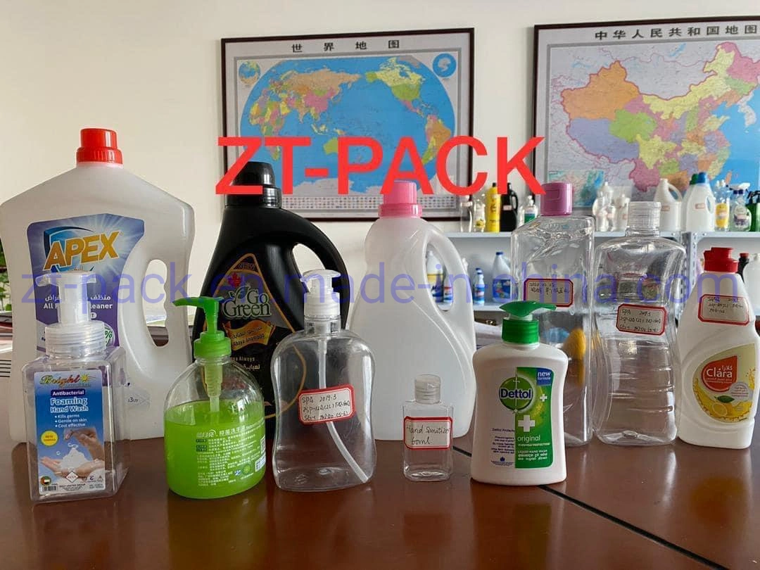 Automatic Laundry Detergent Dish Wash Power Gel Packing Plastic Bottling Production Filling Line