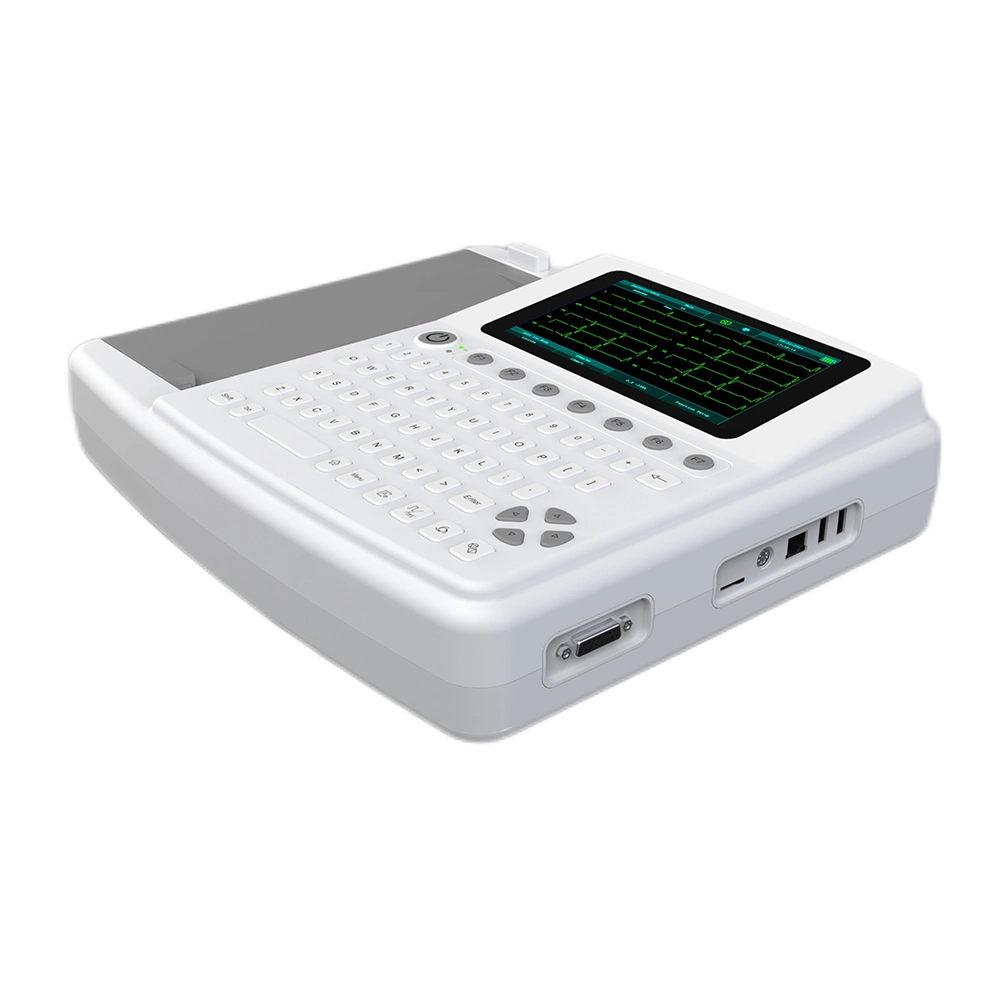 Ltse26 Electrocardiograph Portable 7-Inch Touch-Screen 12 Channel Handheld EKG ECG