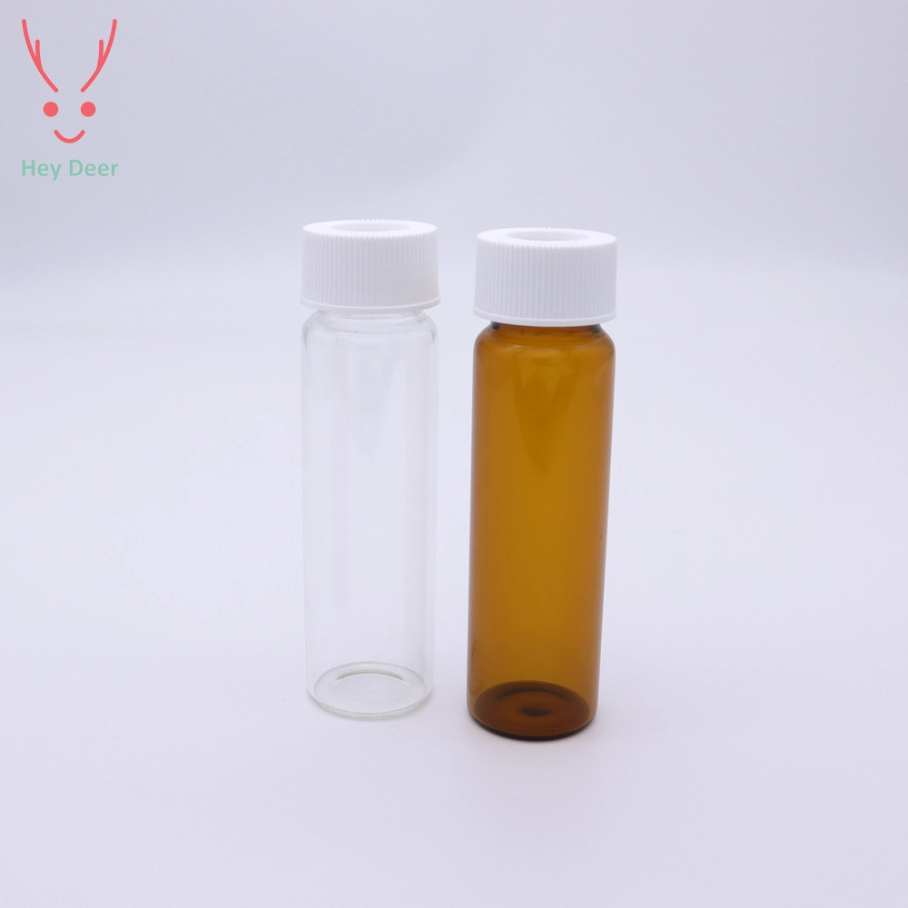 40ml VOA/EPA Glass Storage Vials with Plastic Cap