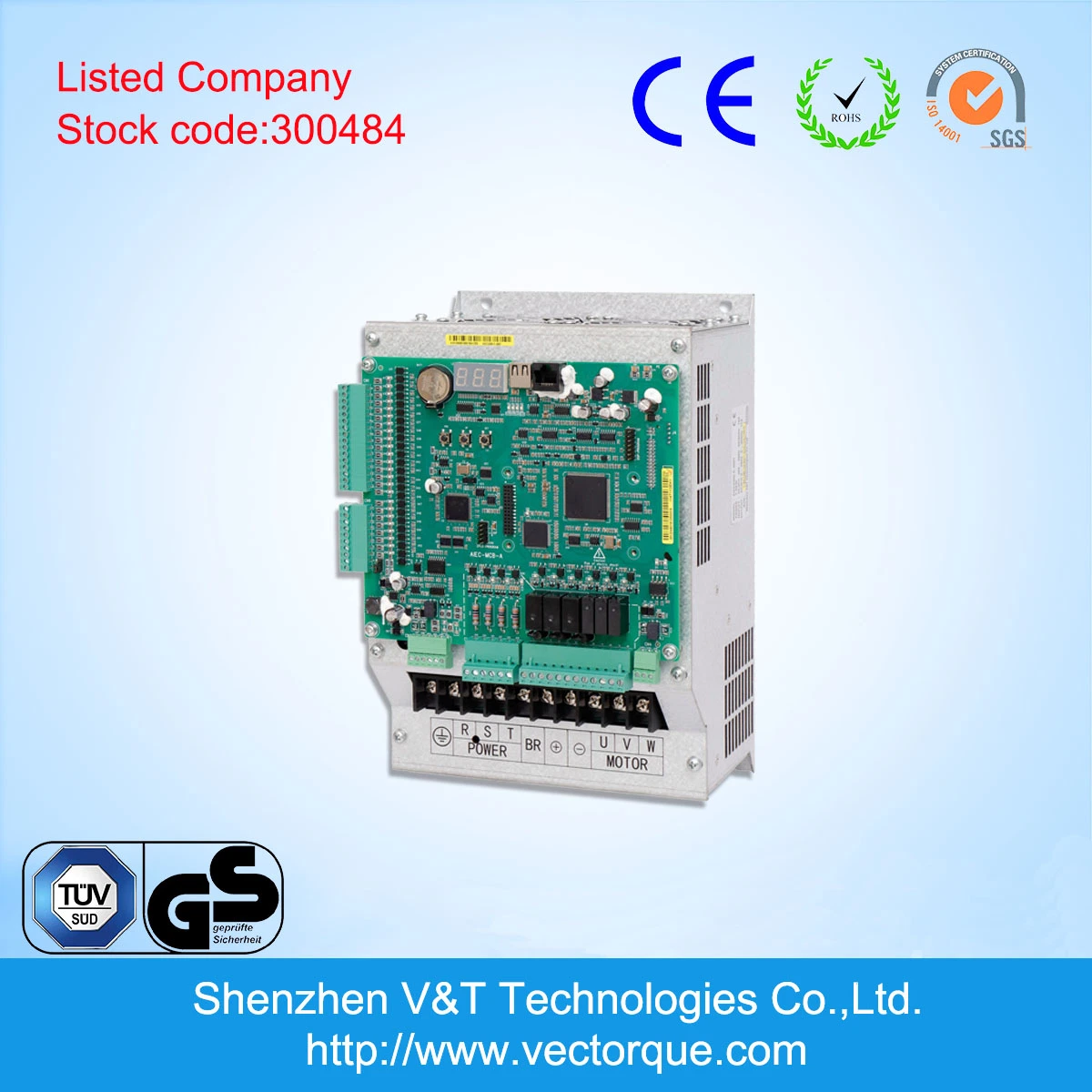 Electric Cabinet Elevator Inverter Can/Modbus RS485 Communication