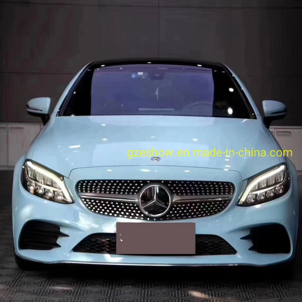 Super Glossy Crystal Ice Blue Car Wrap Film