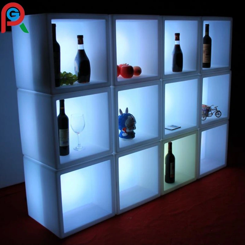 Rechargeable Battery Powered Bar Light Bright LED Waterproof Square Ice Bucket