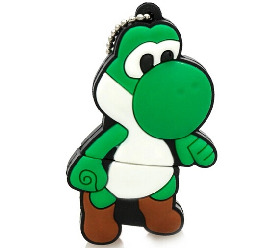 Mario USB-Flash-Laufwerk Cartoon Cool Yoshi 4G Mario Dinosaur Formförmiger 64G Memory Stick