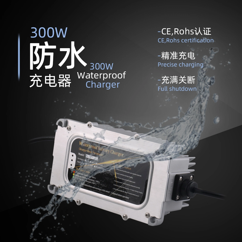 Dl-300wp Waterproof Battery Charger Efficient Charging LiFePO4 Charger Power Tools