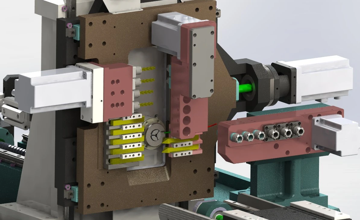 Jsway D205D Máquina de tornos CNC de dupla haste Suíça