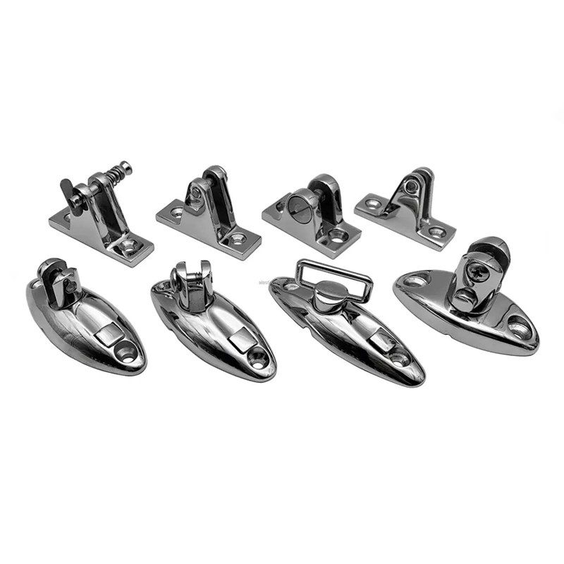 Stainless Steel Pipe Eye End Cap Bimini Top Fitting Hardware /Marine Boat Yacht External Eye End / Canopy Tube Bimini Fittings