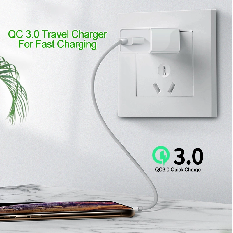 Portable Mobile Phone Quick Charge 3.0 18W USB Charger