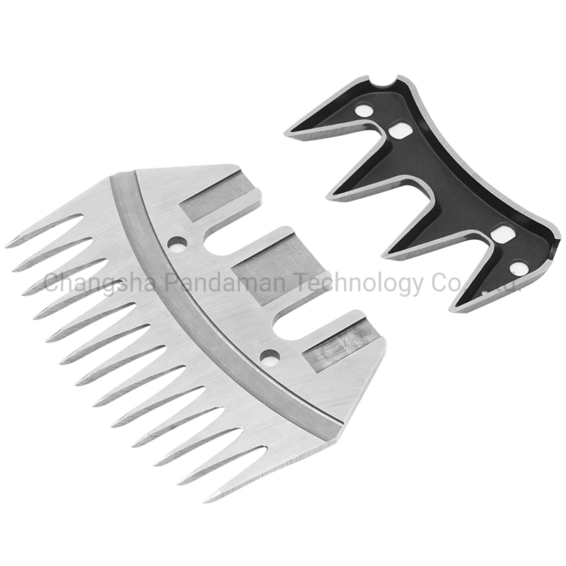 Electric Sheep Clippers Blades Carbon Steel Goat Hair Shearing Machine Blades 13 Teeth Straight Blade