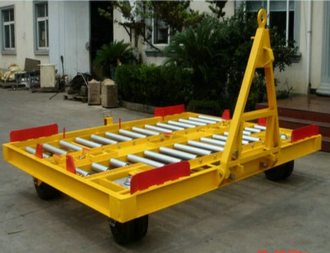 Aircraft Four Rail Baggage Cart Trolley