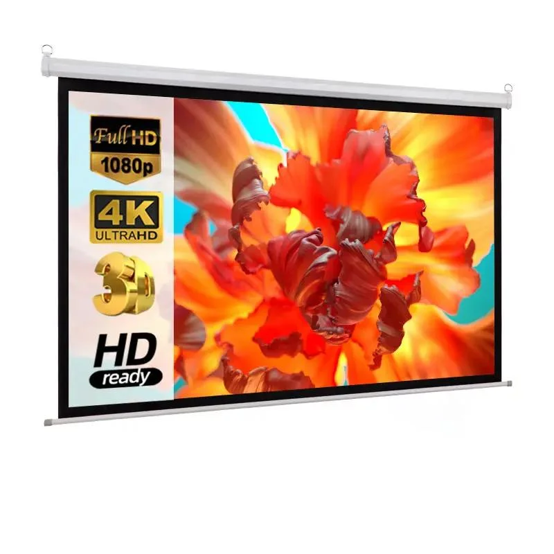 84"X84" Motorised Projection Screen with Economy Price