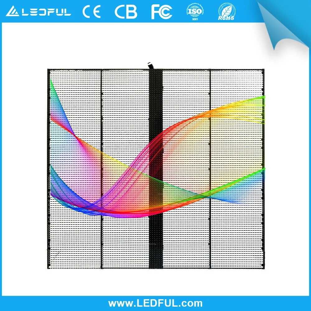 P3.91 Glass Wall LED Screen Transparent Screen LED Display for Store