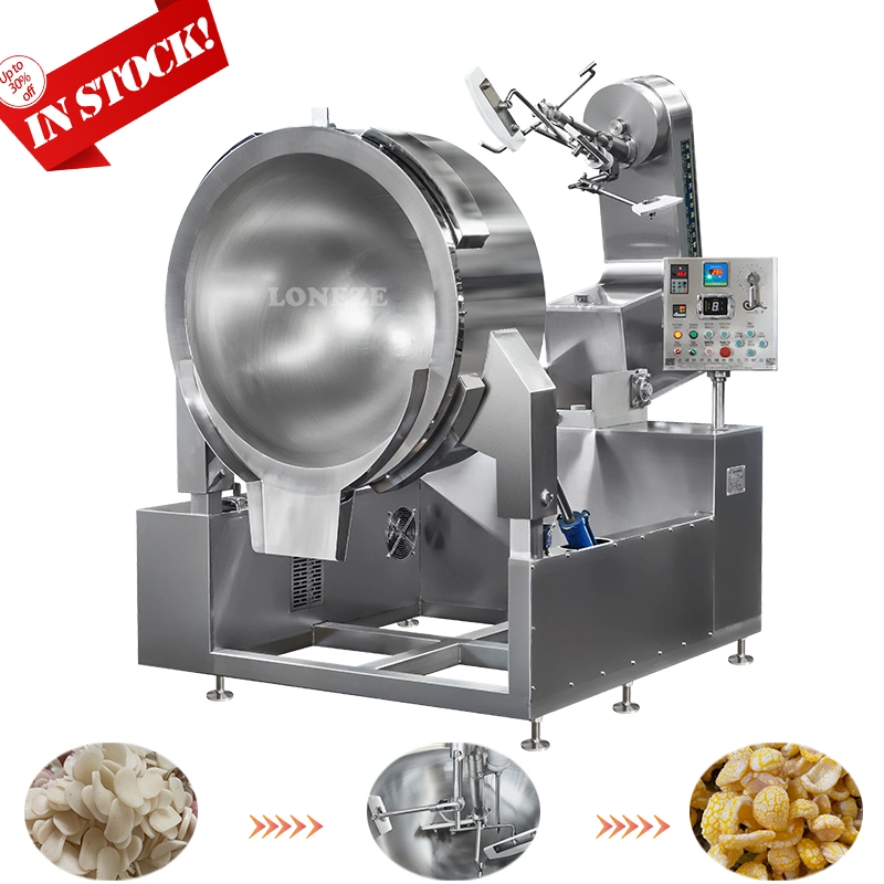 100 L- 800 L Industrial Electrical Double Layer Planetary Cooking Kettle with Mixer Machine