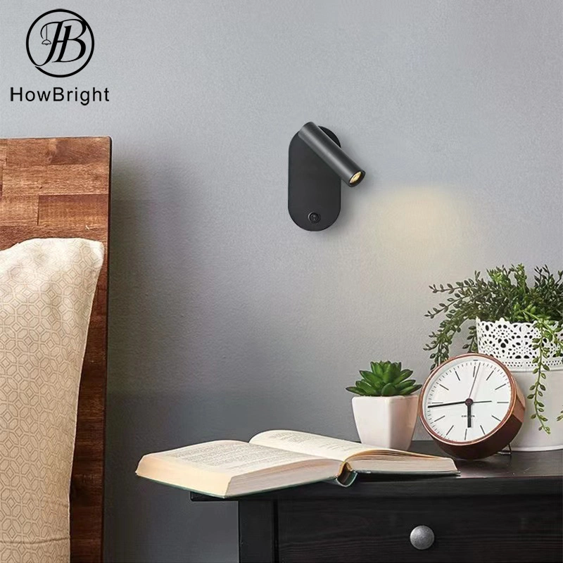 Modern Interior Wall Lamp IP20 3W Gold Aluminum Hotel Home Decorative LED Wall Lighting Lamp