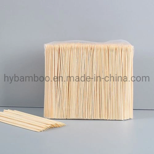 Espeto de bambu descartável de alta qualidade de fábrica