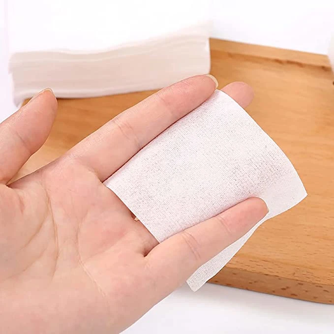 Blocos de algodão quadrados, algodão não para verter ou cair Apart Ultra Soft perfeito para remover maquiagem camadas Triplo algodão Pads cosméticos para toner e produto de cuidados da pele