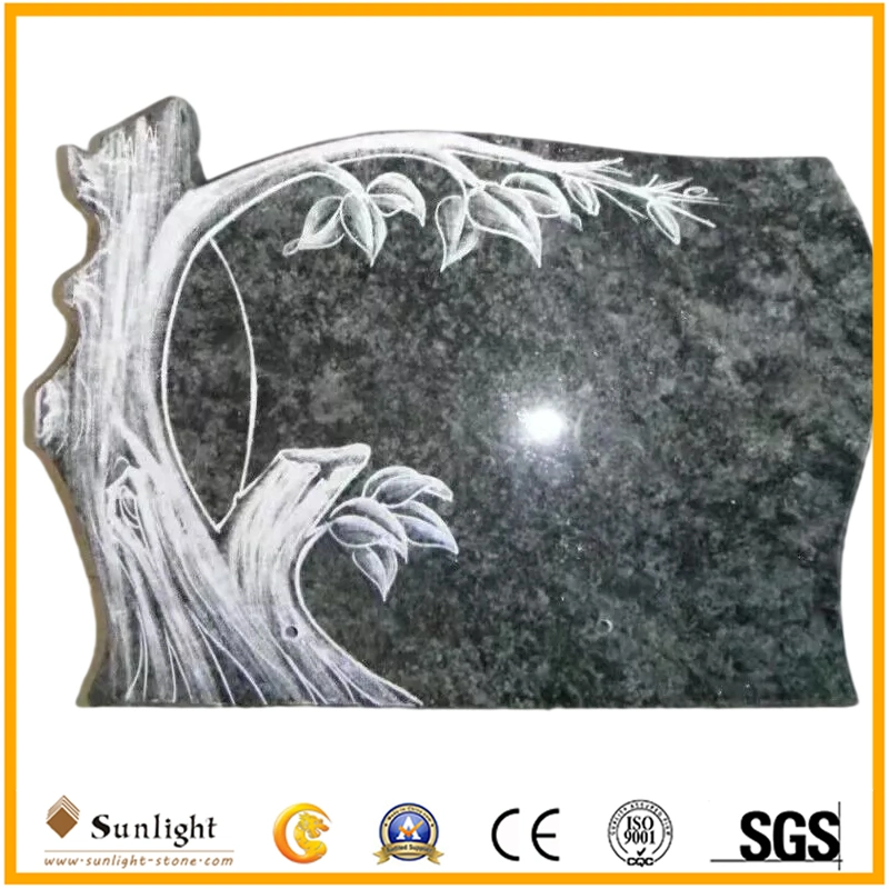 Natural Stone Granite Memorial Sandblasting Plaque