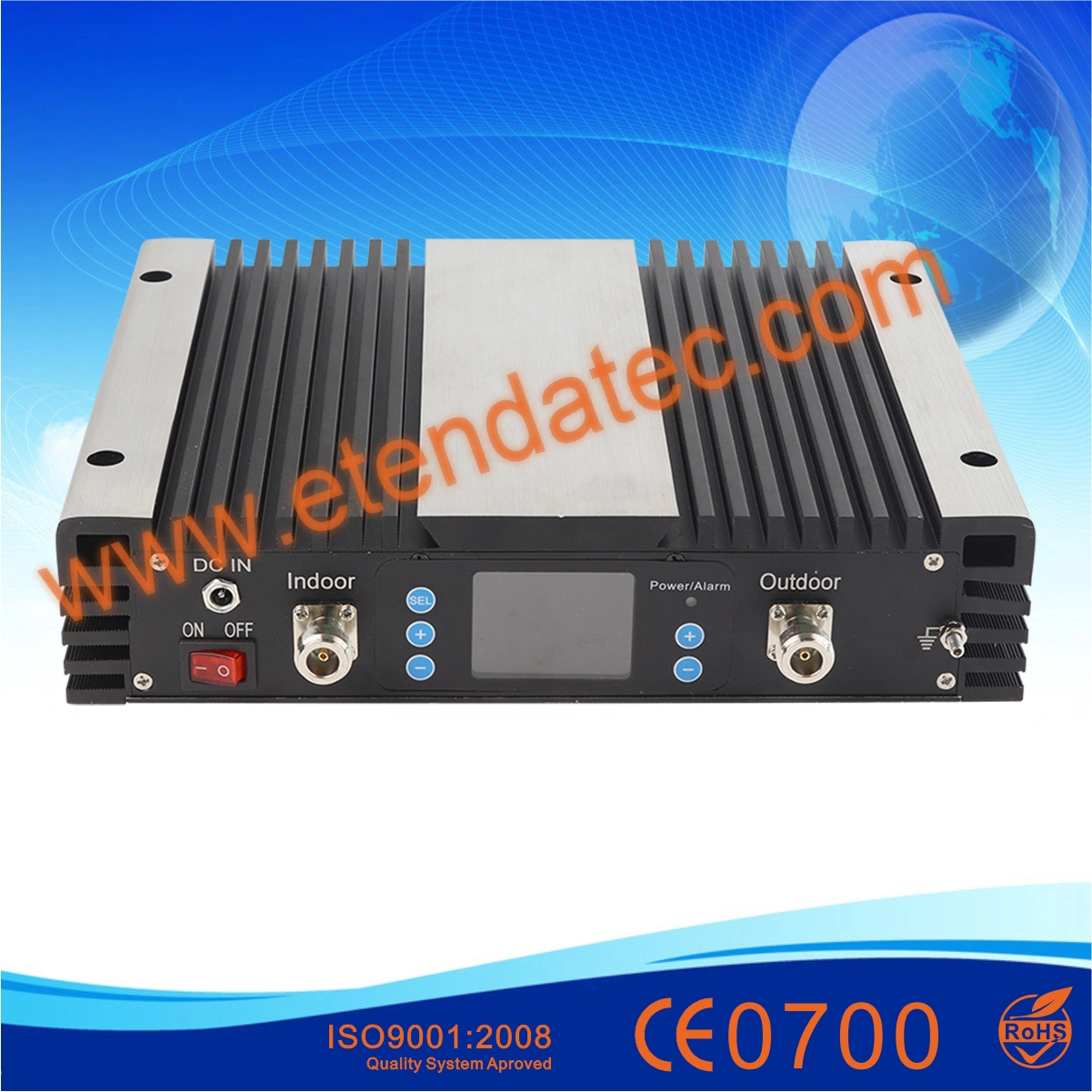 27dBm 80db Pantalla digital de señal de 1900MHz PC Booster repetidor