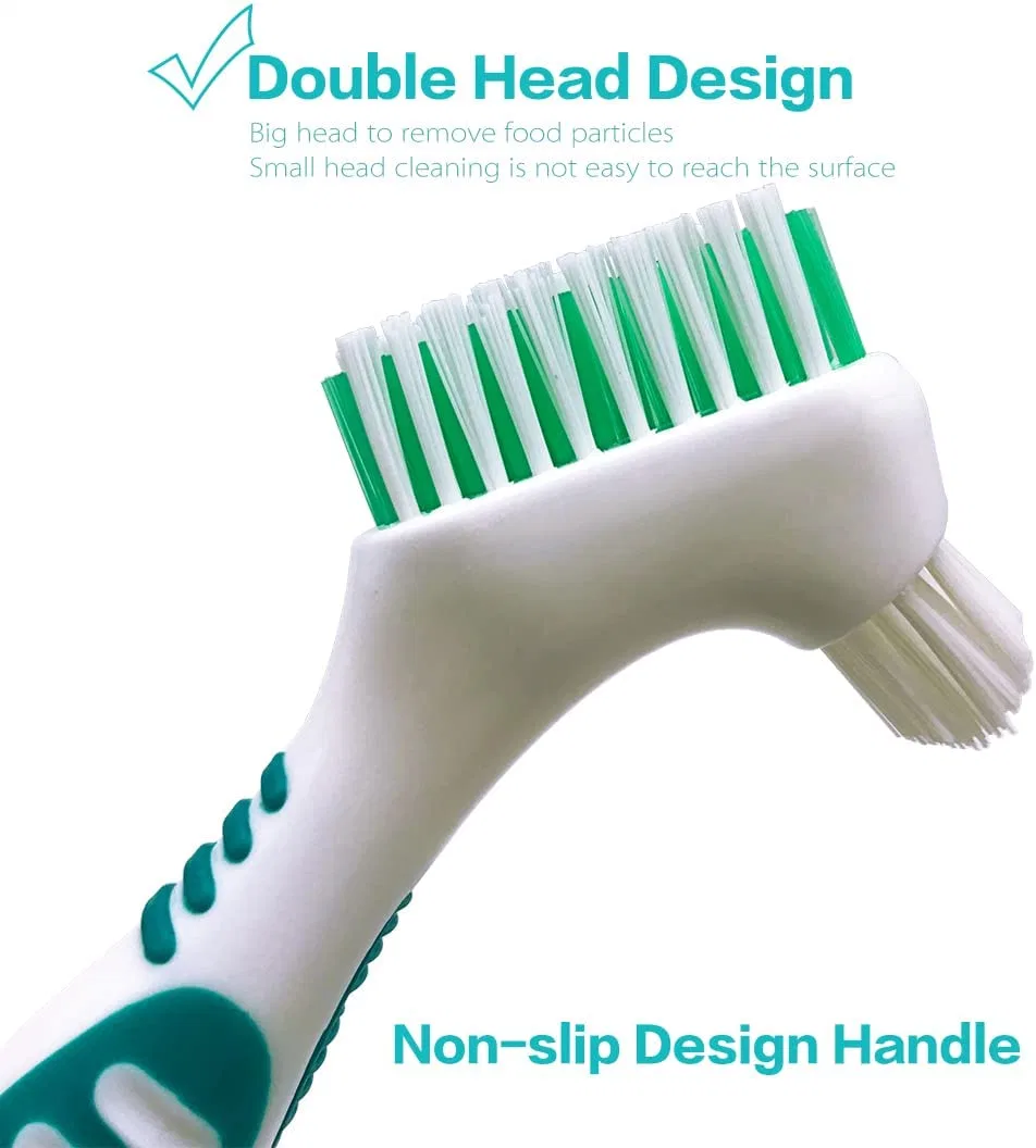 Brosse de nettoyage par voie orale de prothèse dentaire avec beaucoup de couleurs