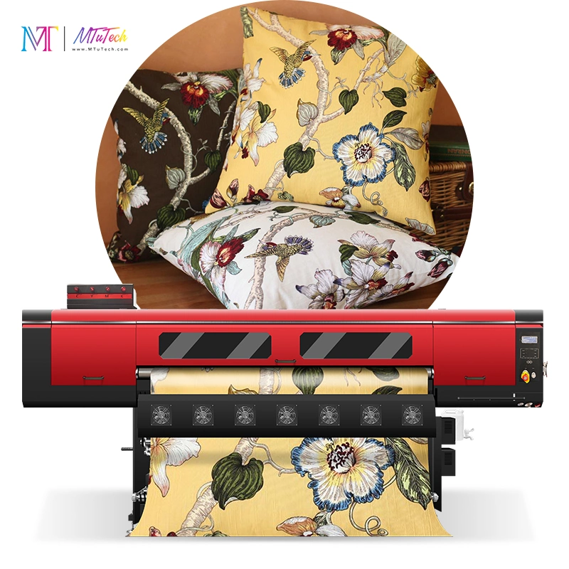 MT MTuTech 1,9 mètres de la sublimation textile Vêtements de l'impression numérique de la machine pour le tissu de coton Home Textile avec I3200 Tête d'impression