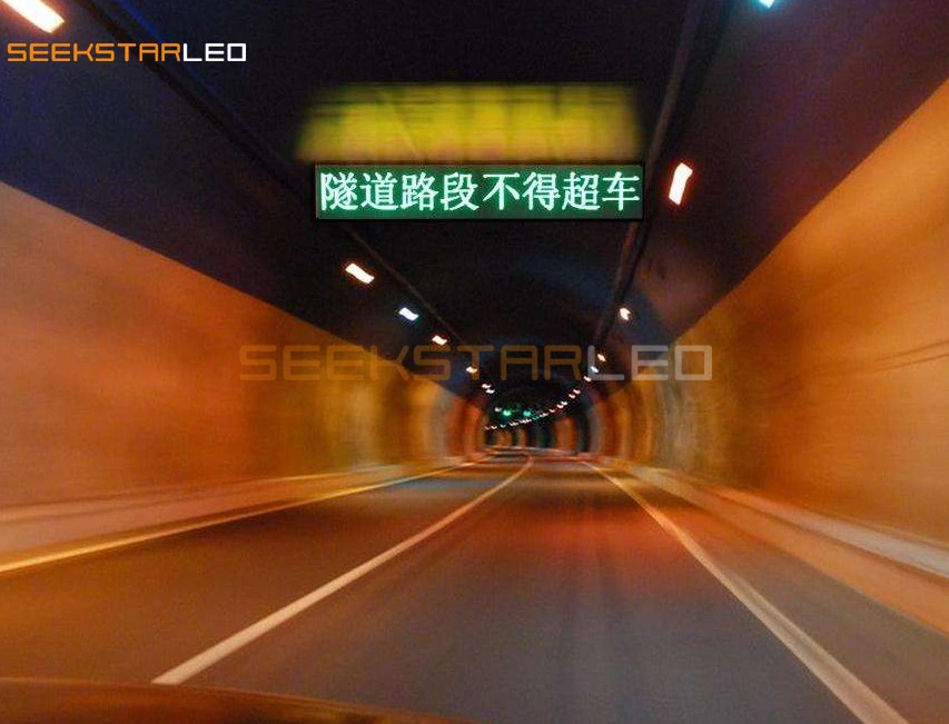 Vms P25 LED Display of Variable Message Sign Digital Signage Outdoor Highway Tunnel Airport