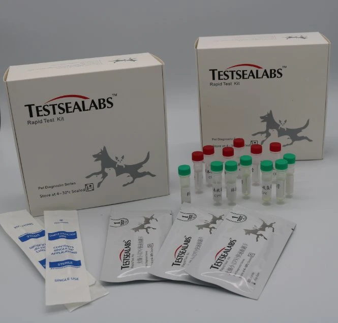 Test rapide de diagnostic vétérinaire Canine distemper virus Test Test antigène CDV AG