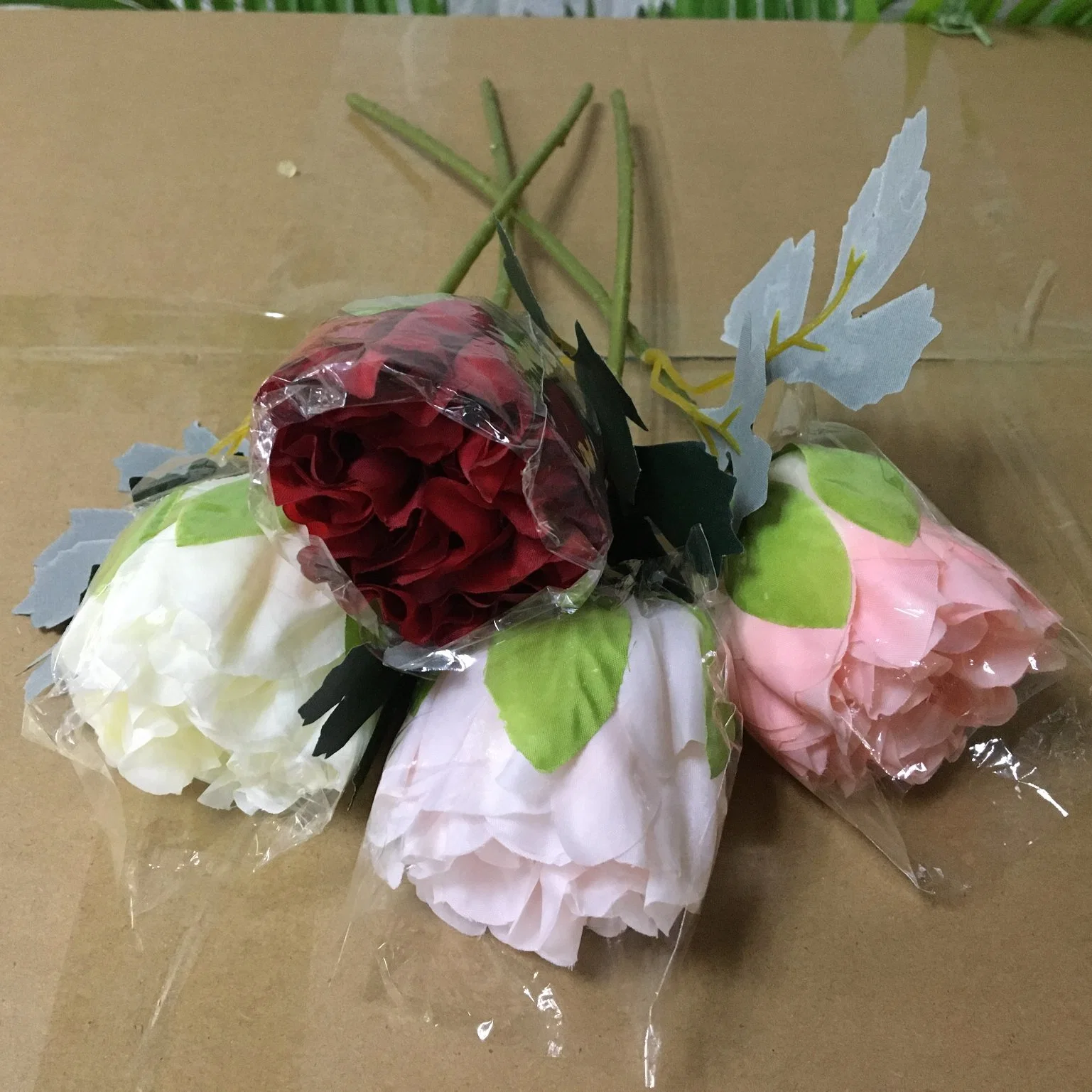 30cm Bulk Flowers Artificial Flowers Peony for Home Wedding Decorative