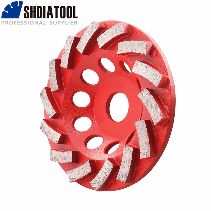 Diameter 125mm M14 Welded Diamond Segmented Turbo Grinding Cup Wheel