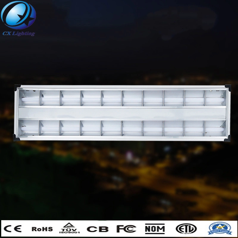 Rejilla de luz LED Panel empotrado luz 600*600 de la luz de la rejilla de la Oficina de la luz de techo