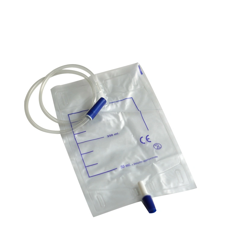 Sac de collecte d'urine/sac d'urine avec vanne de sortie pour hôpital médical Pour adulte