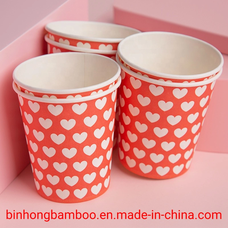 660ml Disposable Three-Layer Ripple Wall Coffee or Tea Paper Cups