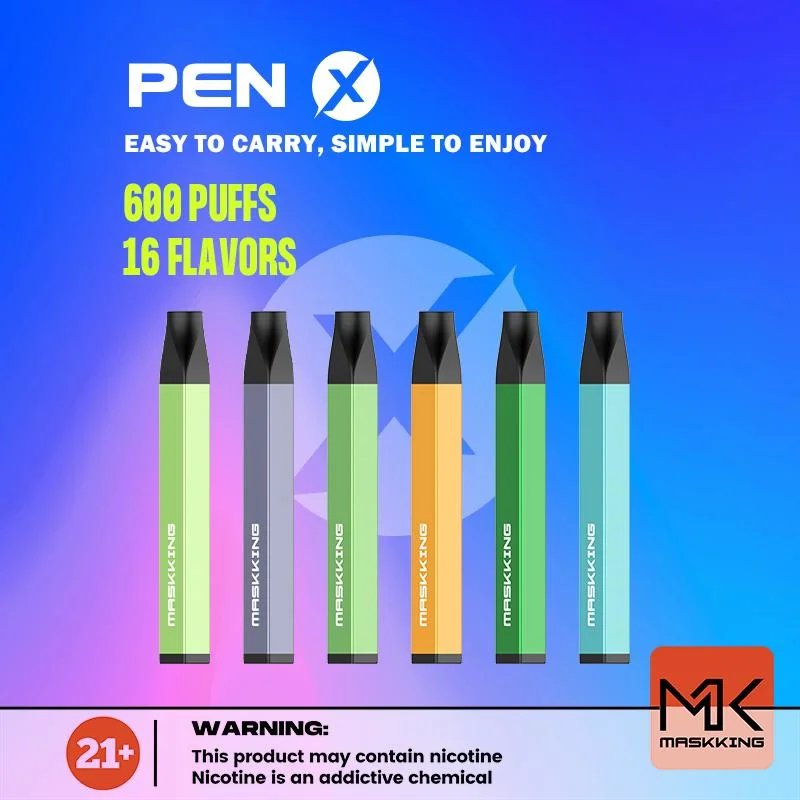 Maskking Fabulous 2% 5% Nicotine E Cigarette India Pen X Shisha Flavour Hookah Pen