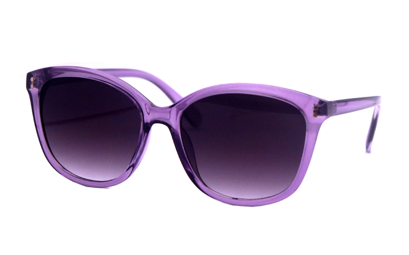 Affordable Women Translucent Pink Subtle Cat Eye Sunglasses