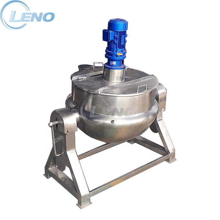 Top Quality Food Mixer Heated/Steam Jacketed Kettle/Industrial Cooking Pots with Mixer