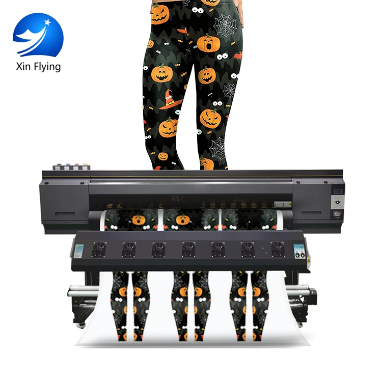 طابعة نفث الحبر الرقمية 3 Heads Sublimation Digital Inkjet التي تعمل مع حبر Sublimation