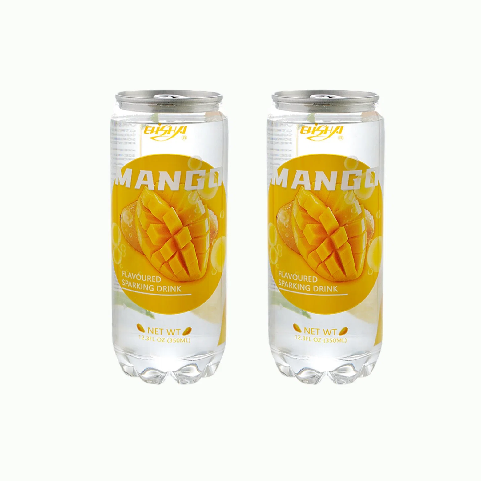 350ml sabor de mango bebidas carbonatadas Soda burbuja de agua