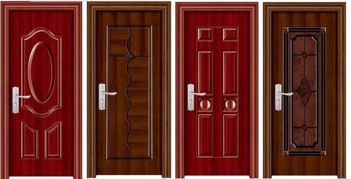 Modern High Quality Construction Material Interior Anti-Theft Security Steel Door for Home