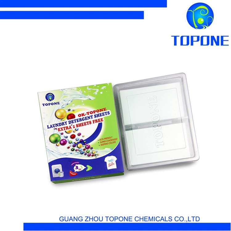 Topone Strongly Effective to Cleaning Clothes Laundry Detergent Sheets