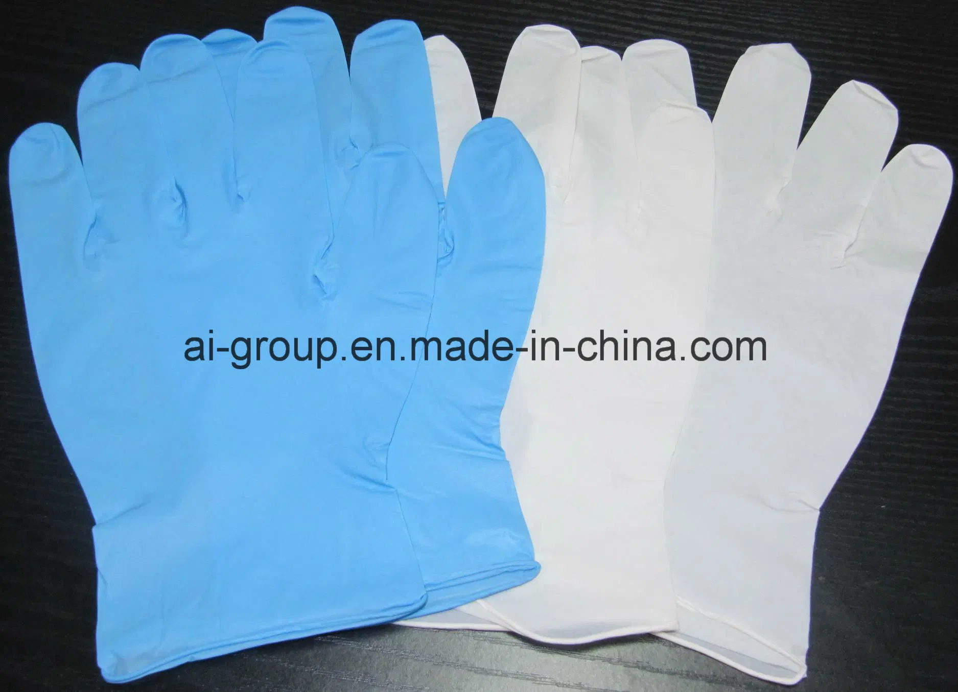 Blue/White Wholesale/Supplier Disposable Latex Vinyl Safety Examination Protective PVC Rubber Nitrile Glove for Medical Exam/Beauty Salon/Electronic Factory