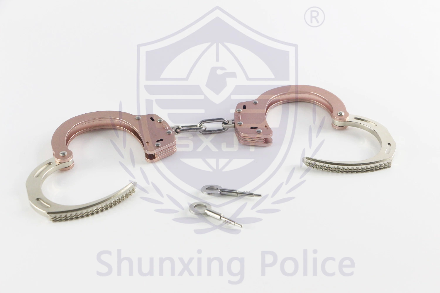 Premium Quality Riot Control Military Police Titanium Alloy Security Handcuffs