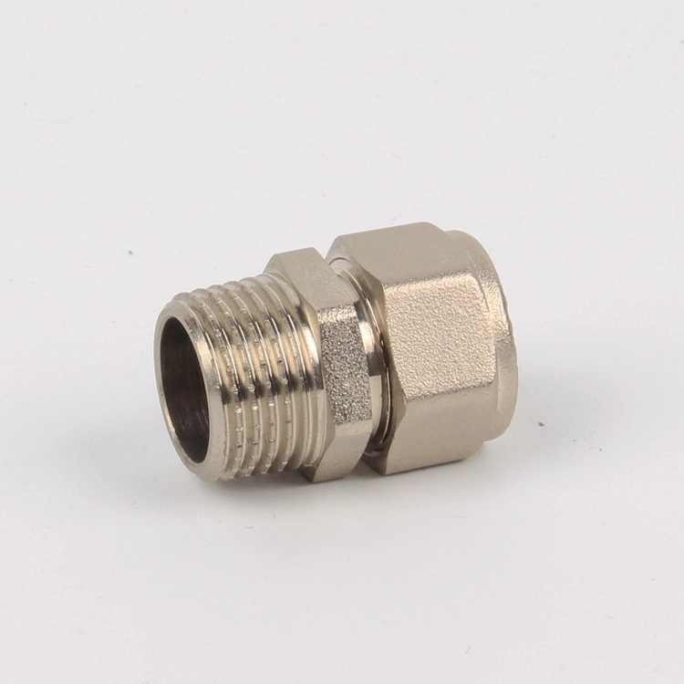 Multilayer Pex Pipe Compression Fittings Male Thread with Oring