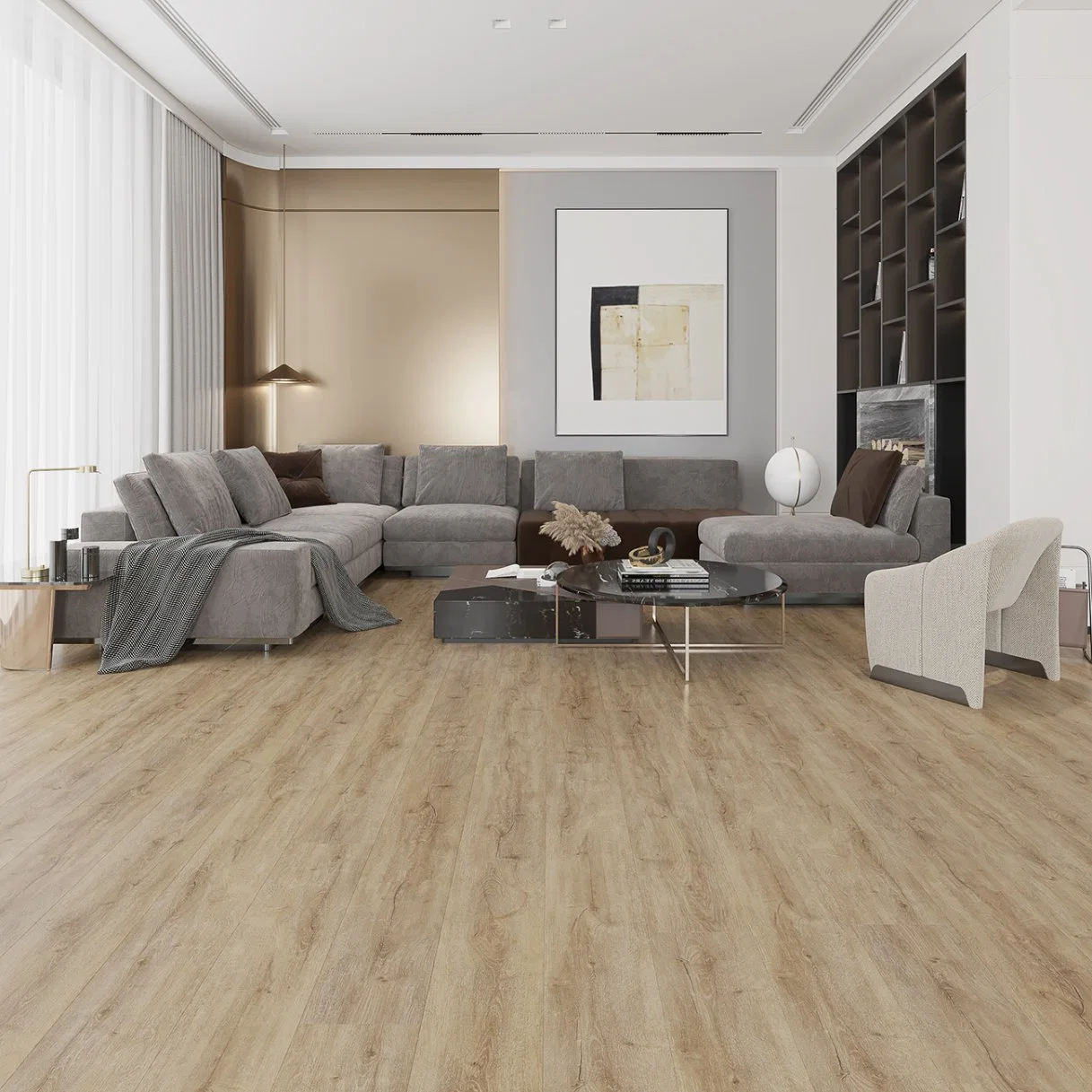 Perfect 4.0mm Rigid Lvt/Rvp/Spc Vinyl Flooring Made of Virgin Material