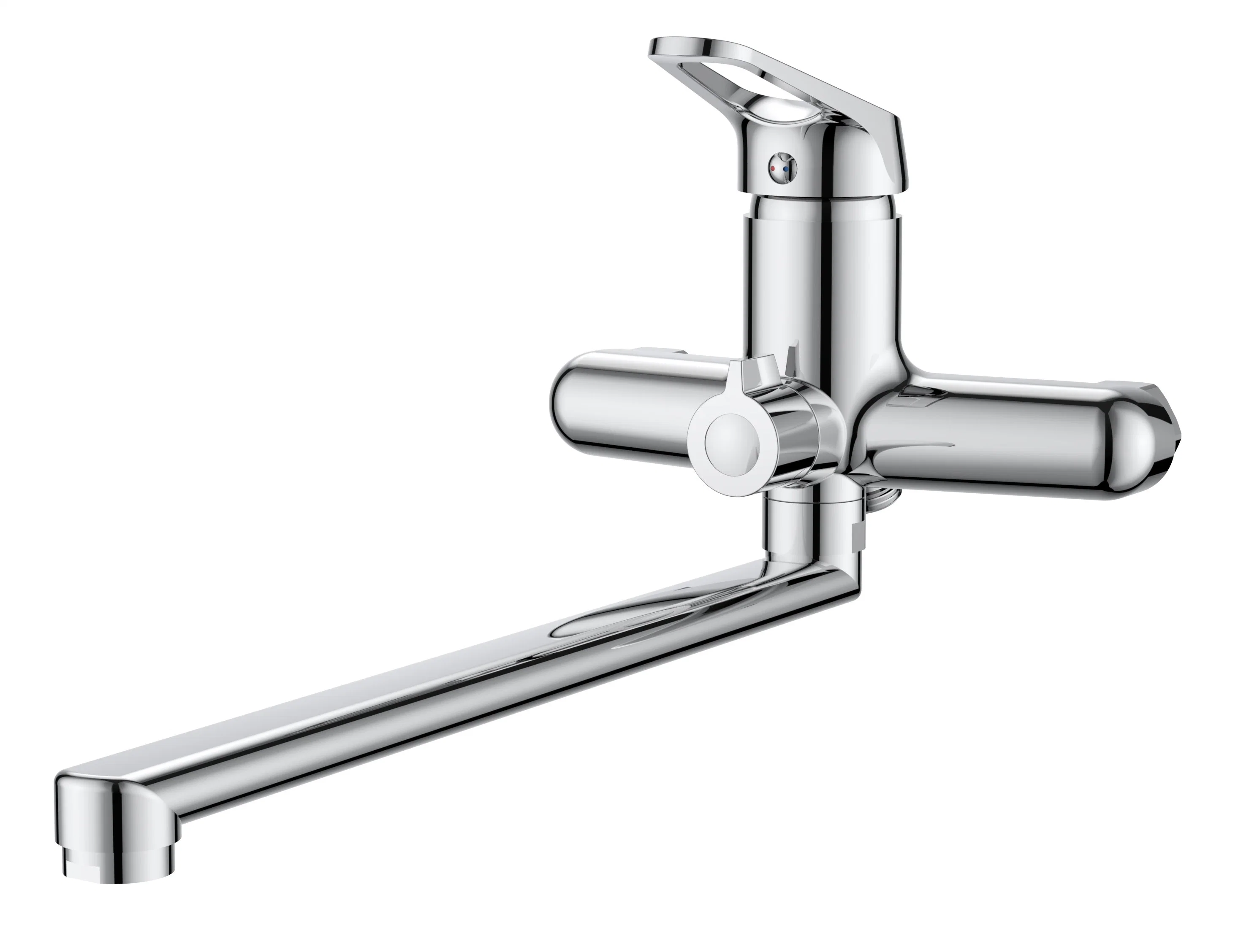 Chrome Plating Single Handle Plastic Bathtub Faucet ABS Tap Jj-82231