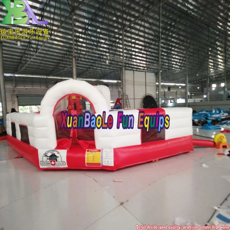 Guangzhou Red and White Kids Inflatable Jumping Bouncy Castle Inflatable Bouncer for Party