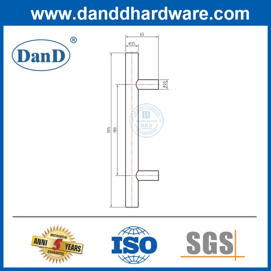 Barra de madera deslizante de servicio pesado americana hardware tirador Conjuntos